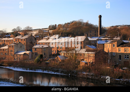 Hinchliffe Mill, Holmfirth, West Yorkshire, Angleterre, Royaume-Uni. Banque D'Images