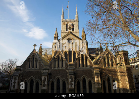 La cathédrale de Southwark, près de London Bridge à Londres UK Banque D'Images