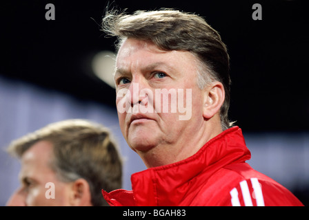 Portrait de Louis Van Gaal, entraîneur de l'équipe de football du FC Bayern München Banque D'Images