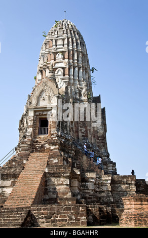 Wat Ratchaburana. Ayutthaya. Thaïlande Banque D'Images