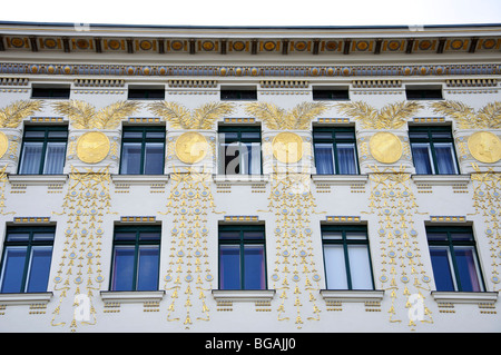 Maison médaillon, Vienne, Autriche Banque D'Images