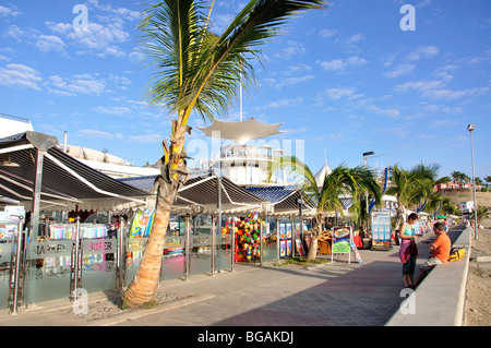 Promenade de la plage, Playa de Meloneras, Costa Meloneras, municipalité de San Bartolome, Gran Canaria, Îles Canaries, Espagne Banque D'Images