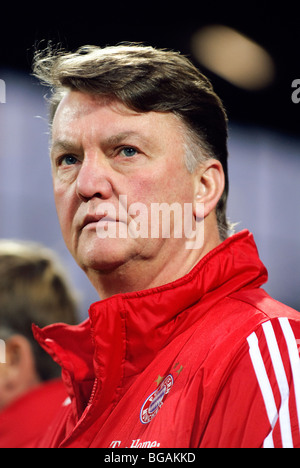 Portrait de Louis Van Gaal, entraîneur de l'équipe de football du FC Bayern München Banque D'Images