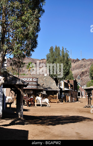 Ville de l'Ouest, Sioux City, San Augustin, San Bartolome Municipalité, Gran Canaria, Îles Canaries, Espagne Banque D'Images