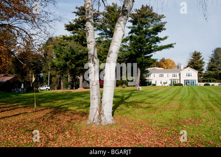 Devonfield Inn Berkshires Village typique,architecture,Planches,Automne Couleurs d'automne,Couleurs,Berkshire Hills, Massachusetts, USA Banque D'Images