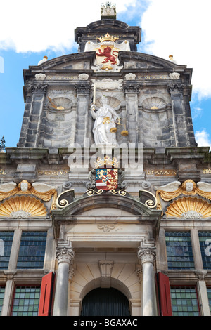 Hôtel de ville de Delft, markt Stadhuis grode Zuid, Pays-Bas Banque D'Images