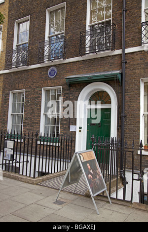 Le musée Charles Dickens, Doughty Street, Londres, Angleterre Banque D'Images