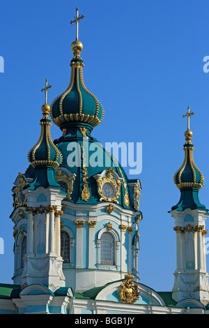 Eglise de Saint Andrew (1754), Kiev, Ukraine Banque D'Images