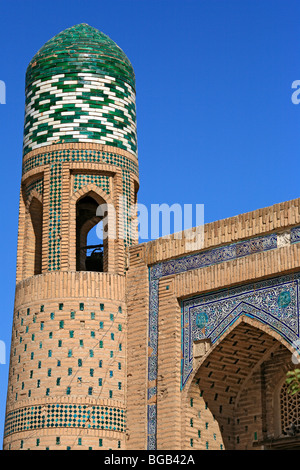 Islam-Khodja Madrasah, Khiva, Ouzbékistan Banque D'Images