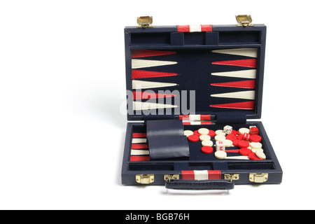 Jeu de backgammon Banque D'Images