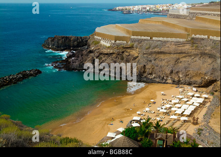 PLAYA DE SAN JUAN, l'île de Tenerife, Canaries Banque D'Images