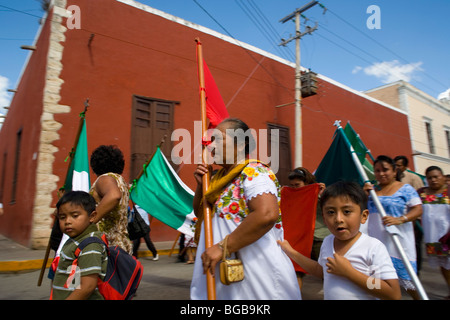 Péninsule du Yucatan Mexique Valladolid Banque D'Images