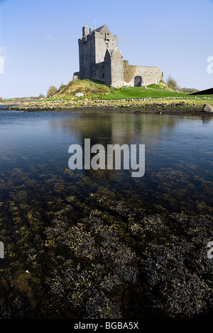 L'Irlande, dans le comté de Galway, Kinvara, Dunguarie château, construit en 1520 par le clan O'Hynes, sur la rive de la baie de Galway. Banque D'Images