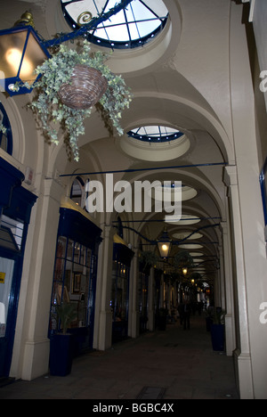 Boutiques dans l'Opéra Royal Arcade l'Haymarket, Londres W1 UK Banque D'Images