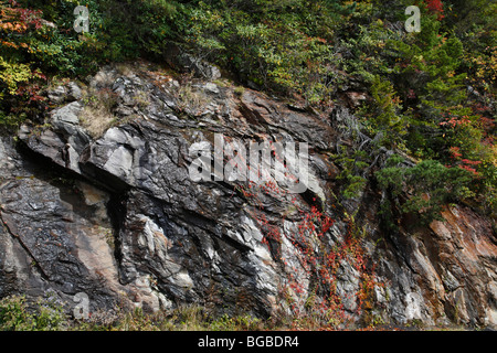 Les Appalaches Blue Ridge Parkway Caroline du Nord NC images photos photos Grande haute résolution horizontale aux États-Unis US haute résolution Banque D'Images
