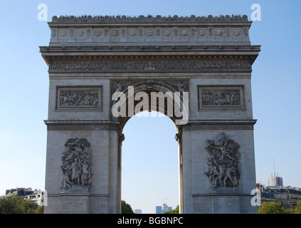 L'Arc de Triomphe. Paris, France Banque D'Images