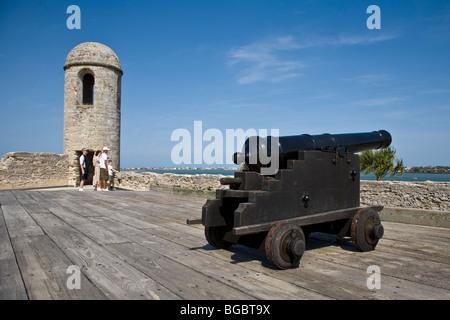 Castillo de San Marcos situé à Saint Augustine en Floride Banque D'Images