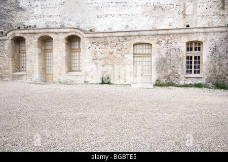 Château de Roche-Guyon à Giverny, France. Banque D'Images