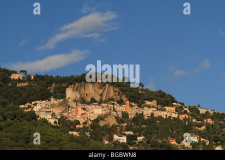 Roquebrune village, Roquebrune Cap Martin, Alpes Maritimes Département, Région Provence-Alpes-Côte d'Azur, France, Europe Banque D'Images