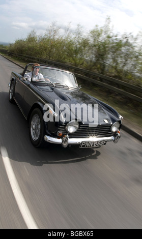 Triumph TR5 classic British open Sports voiture Banque D'Images