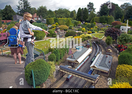 Beconscot Village modèle, Beaconsfield, Buckinghamshire, Angleterre Banque D'Images