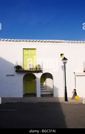 House, San Miguel de Balansat, Ibiza, îles de pins, Iles Baléares, Espagne, Europe Banque D'Images
