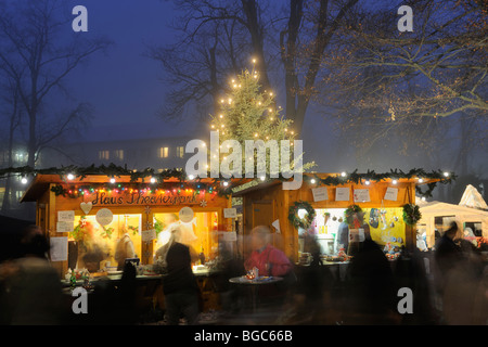 Marché de Noël, Berndorf, Triestingtal, Basse Autriche, Autriche, Europe Banque D'Images