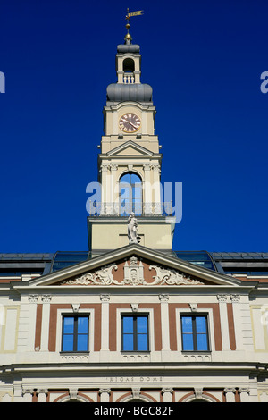 Tour de l'hôtel de ville de Riga, Lettonie Banque D'Images