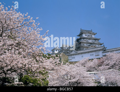 Château de Himeji, Himeji, préfecture de Hyogo, Japon Banque D'Images