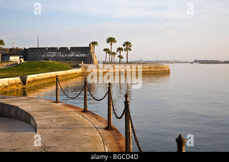 Castillo de San Marcos situé sur le front de mer à St Augustine en Floride Banque D'Images