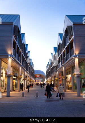 L'Arc shopping centre à Bury St Edmunds dans le Suffolk UK Banque D'Images