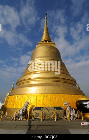 La Thaïlande, Bangkok, Wat Saket ; Banglamphu ; La montagne d'Or Banque D'Images