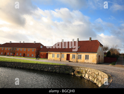 Le Château de Kronborg à Helsingør sur l'île de Seeland (Sjælland) au Danemark, maison à l'entrée Banque D'Images