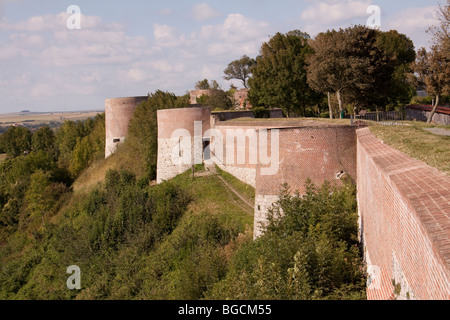 Remparts en Pierre de Montreuil, France dur. Banque D'Images