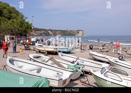 Port de Vitt, Kap Arkona, Ruegen Island, Schleswig-Holstein, Allemagne Banque D'Images