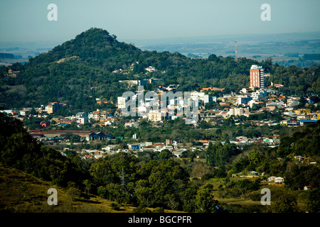 Vue de Santa Maria, Rio Grande do Sul, Brésil. Brésil Banque D'Images
