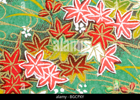 Papier peint de style japonais Banque D'Images