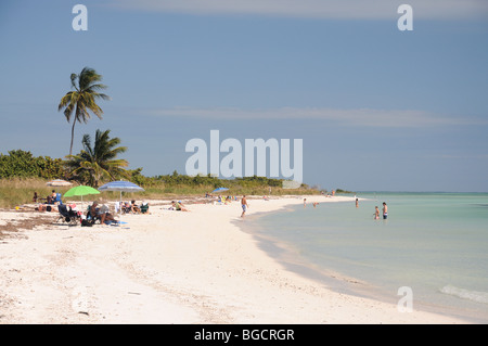 Plage à Bahia Honda Key, Floride USA Banque D'Images