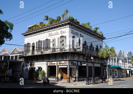 Bar sifflet à Key West, Floride, USA Banque D'Images