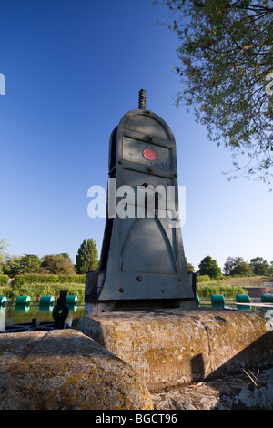 Mécanisme d'écluse de l'ancien Grand Barford Lock Banque D'Images