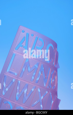 Pochoir alphabet Banque D'Images