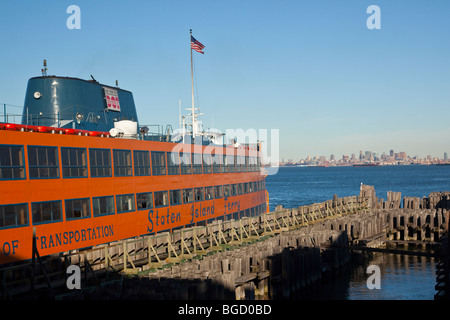 Ferry de Staten Island, New York City Banque D'Images