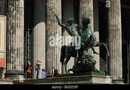 Altes Museum, Lustgarten, Unter den Linden, Berlin, Allemagne, Europe. Banque D'Images