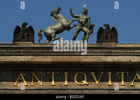 Altes Museum, Lustgarten, Unter den Linden, Berlin, Allemagne, Europe. Banque D'Images