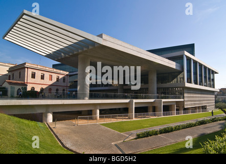 Le nouveau Musée, conçu par l'architecte Bernard Tschumi, Athènes, Grèce Banque D'Images