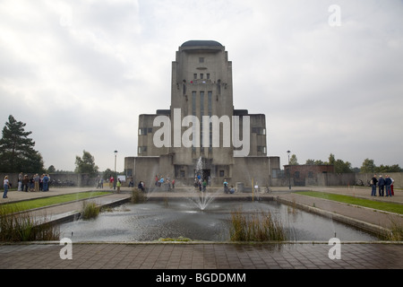 Comme la cathédrale bâtiment monumental de l'ancienne radio Kootwijk, Gueldre, Pays-Bas Banque D'Images