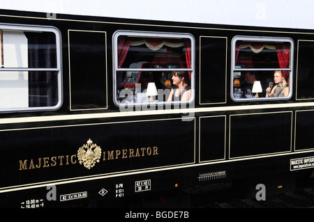 Le Train impérial de Munich à Füssen, Bavaria, Germany, Europe Banque D'Images