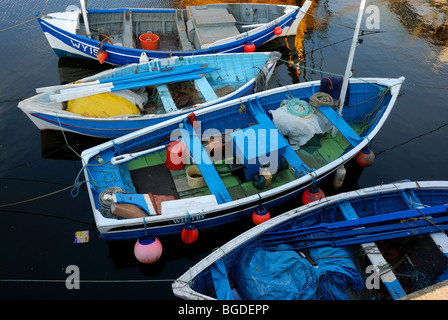 Dériveurs à Whitby Harbour Banque D'Images