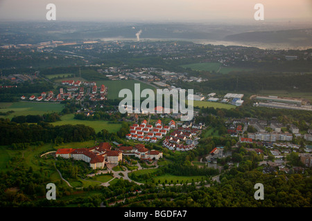 Photo aérienne, Rehaklinik Hattingen rehabilitation centre, Oberholthausen, Witten, région de la Ruhr, en Rhénanie du Nord-Westphalie, Germ Banque D'Images