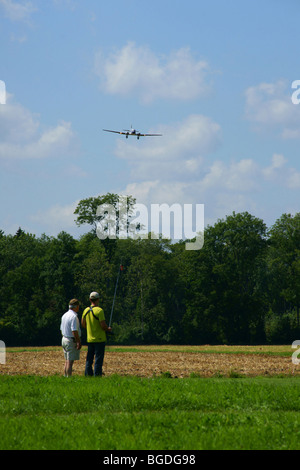 Modèle réduit d’avion Banque D'Images